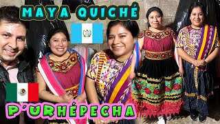 Cambiando Vestimentas Tradicionales Maya Quiché “Guatemala” y P’urhépecha “México” [upl. by Enenaj]