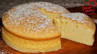 Japanischer Käsekuchen  japanese cheesecake  Ahmet Kocht  japanisch backen  Folge 338 [upl. by Leunad]