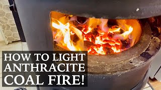 How to Light an Anthracite Coal Fire [upl. by Ernesto711]