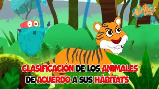 Clasificación Los Animales De Acuerdo a Sus Habitats  Ciencia Para Niños  documentales para niños [upl. by Guibert]