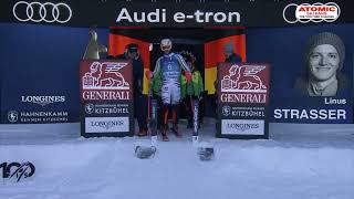 AUDI FIS Ski World Cup  Mens slalom  Kitzbühel AUT Jan 21 2024 1st run [upl. by Dustin977]