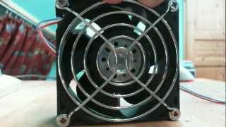 EBMPapst 8212 J2H4 High power 80mm Fan [upl. by Vihs983]