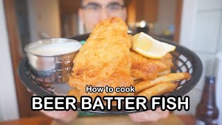 BEST BEER BATTER FISH [upl. by Odrawde]