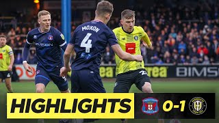 Carlisle United 01 Harrogate Town Highlights [upl. by Weinrich]