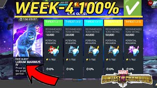 2024 September SIDE QUEST LUDUM MAXIMUS Threat Level 5 Week4  MCOC GAMEPLAY IN HINDI [upl. by Isabea]