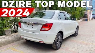 DZIRE 2024 ZXI PLUS TOP MODEL  Maruti Suzuki Dzire Top Model 2024 White Colour Review [upl. by Deery]