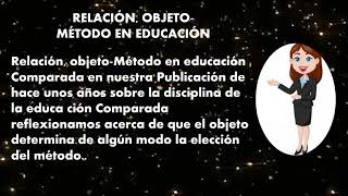 la metodología de la educación comparada [upl. by Latyrc346]