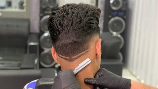 Flawless Textured Burst Fade  Barber Tutorial [upl. by Ahsilrac623]