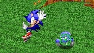 Sonic Robo Blast 2  Modern Greenflower Zone w Modern Sonic V512  13800 [upl. by Spratt]