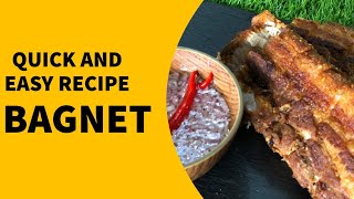 HOW TO COOK BAGNET  THE BEST BAGNET RECIPE VIDEO  BAGNET RECIPE  PANLASANG PINOY  QUICK BAGNET [upl. by Shena]