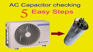 How to check ac capacitor in 5 easy steps [upl. by Siraf52]