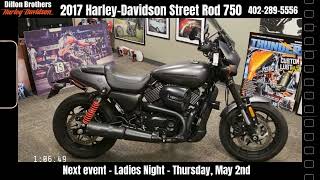 2017 Harley Davidson Street Rod 750 [upl. by Hajan]