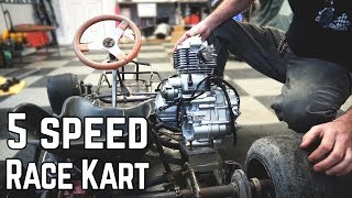 Were Building a 5 Speed Racing Kart 16HP [upl. by Anthiathia]