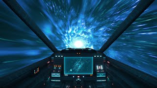 Sleep in Hyperspace  Spaceship Ambience with Relaxing Noise [upl. by Lexa]