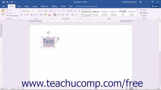 Word 2016 Tutorial Inserting WordArt Microsoft Training [upl. by Erine748]