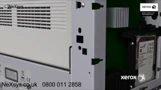 How to Install the Wireless Adaptor  Xerox WorkCentre 6605 [upl. by Nerret]