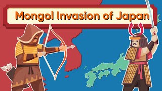 Mongol vs Japan How Khan Army Was Defeated in Japan  Maps Animation and Timelines [upl. by Martinelli]