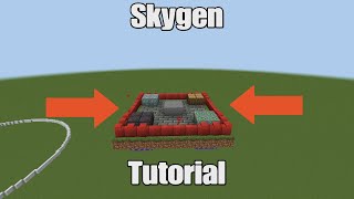 How To Make A Skygen In Minecraft [upl. by Bernete]