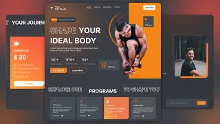 React Responsive Gym Website Tutorial Using ReactJs  React js Projects for Beginners  Deploy [upl. by Chapnick]