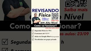 Aulas AO VIVO  Revisão de Física em alto nível com Ricardo Bastos [upl. by Loretta]