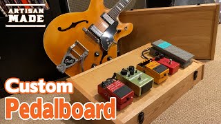 How to build a DIY Custom Guitar Pedalboard  DIY Woodworking [upl. by Yaniv]