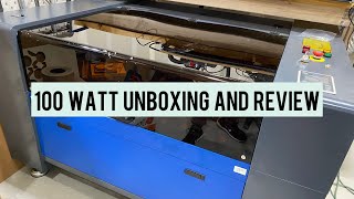 100 Watt OMtech Laser Unboxing and Review [upl. by Gnuy]