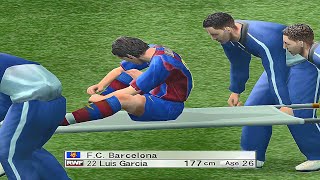 INJURED FROM PES 2000 TO 2023 [upl. by Ahsinel]