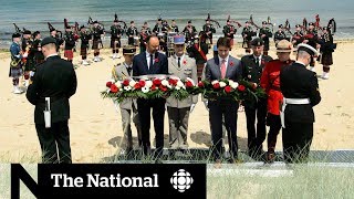 Canadians hold massive DDay event at Juno Beach [upl. by Jet]