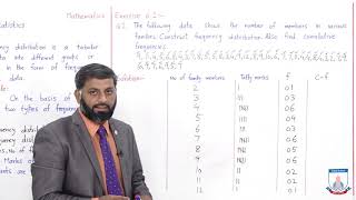 Class 10  Mathematics  Chapter 6  Lecture 1 Basic Statistics  Allied Schools [upl. by Sheba]