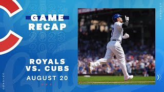 Game Highlights Cubs Close Homestand With Series Victory vs Royals  82023 [upl. by Gratianna]