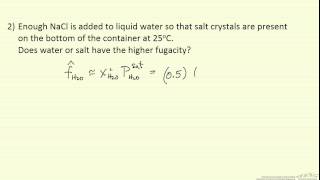 Which has the Higher Fugacity [upl. by Eciram]