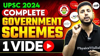 Complete Government Schemes 202324 ONE Shot  UPSC 2024  UPSC Prelims  OnlyIAS [upl. by Annoved496]