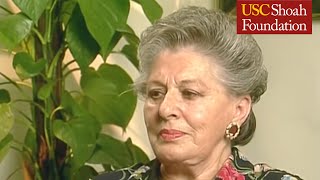 Holocaust Survivor Helen Colin Full Testimony  USC Shoah Foundation [upl. by Aennaej310]