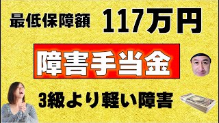 最低保障額 約117万円！障害手当金を受給する条件とは？ [upl. by Aikrehs16]