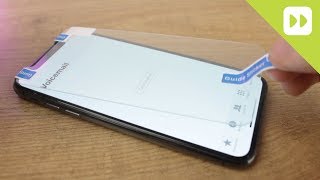 Olixar iPhone X Glass Screen Protector Installation Guide amp Review Case Compatible [upl. by Suter169]