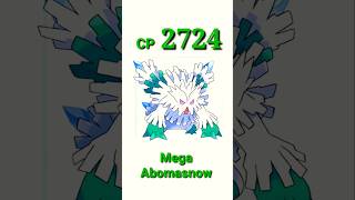 Mega Abomasnow ❄️ Destroy Grunt Badly 🔥  Pokemon Go 🌈 shorts [upl. by Terr]