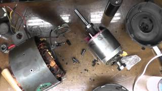 12 Hp Dual Voltage Single Phase Motor Rebuild [upl. by Akihsat]