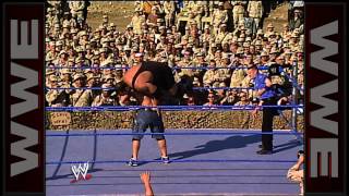 John Cena vs Big Show Tribute to the Troops 2003 [upl. by Acinot]