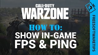 How to show fps amp ping on Call of Duty Warzone [upl. by Suiravad]