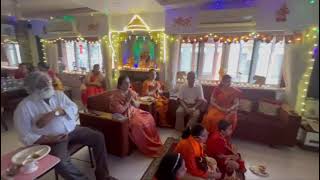 Sadguru Aniruddha Bapu watching live Pranpratishthapana of Ram Moorti at Ram Mandir Ayodhya [upl. by Hosea746]