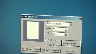 PLOTTER DE CORTE  ARTCUT SOFTWARE [upl. by Aihsemat]