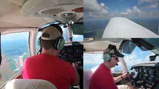 Piper Warrior PA28161 Stalls Power on and off for Private Pilot [upl. by Gustavus]