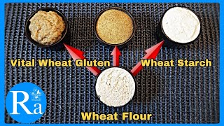 How to Extract Gluten and Starch from Flour  At Home Tutorial [upl. by Ahsiei]