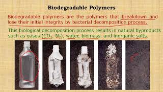 Biodegradable polymers  Polylactic acid [upl. by Clem]