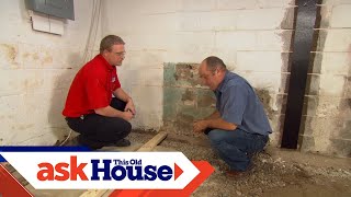 How to Install a Basement Bathroom  Ask This Old House [upl. by Ola668]