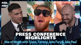 Jake Paul and Team Fury Press Conference Highlights [upl. by Wein686]