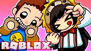 Turning Ourselves Into A Cartoon Character Roblox [upl. by Kenn]