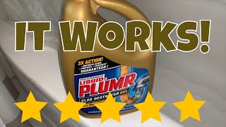 Clean Drain Clog in Minutes  LiquidPlumr Review [upl. by Notwal]