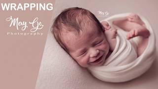 Como hacer Wrapping envoltorio en Fotografia de Recien Nacidos  Newborn Photography [upl. by Dorraj3]