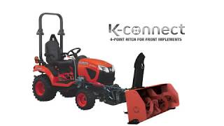 Kubota BX Series K Connect Quick Hitch  Wickham Tractor Company [upl. by Micah88]